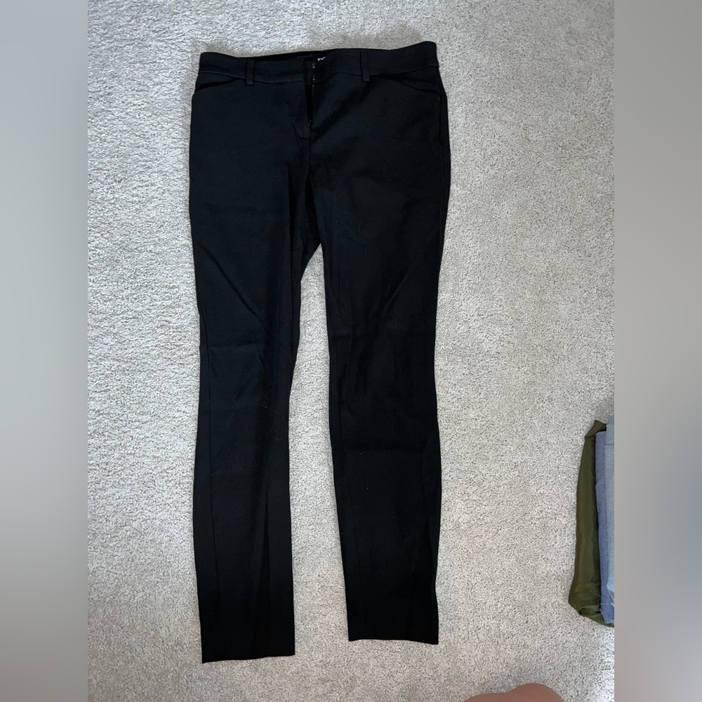 EXPRESS SKINNY MID RISE BLACK